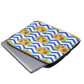 Sonnenblumen Blumengarten Laptopschutzhülle (Vorne Knopf)