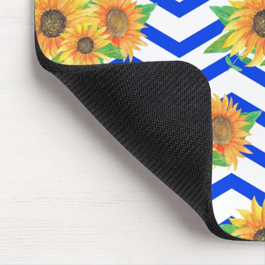 Sonnenblumen Blumengarten Mousepad (Ecke)