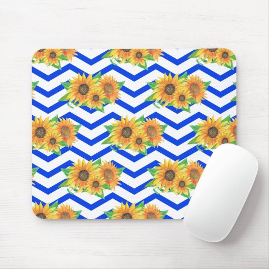 Sonnenblumen Blumengarten Mousepad (Mit Mouse)