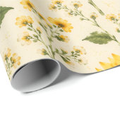 SONNENBLUMEN-BLUMENVERPACKUNGSPAPIER GESCHENKPAPIER (Rolleneckpunkt)
