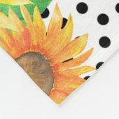 Sonnenblumen Blumenwall Decks Fleecedecke (Ecke)