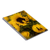 Sonnenblumen Blur Notebook Notizblock (Rechte Seite)