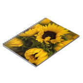 Sonnenblumen Blur Notebook Notizblock (Linke Seite)