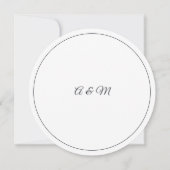 Sonnenblumen Blüte | Moderne Hochzeit in Gold und Einladung (Rückseite)