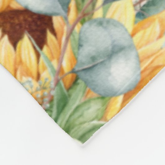 Sonnenblumen Blütenblume Verse Behalt Perfekter Fr Fleecedecke (Ecke)