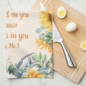 Sonnenblumen Blütenblume Verse Behalt Perfekter Fr Geschirrtuch (Viertel Falte)