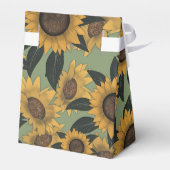 Sonnenblumen Blütendusche Boxen Geschenkschachtel (Rückseite)