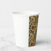 Sonnenblumen Blütendusche Kinderduschen Pappbecher (Rechts)