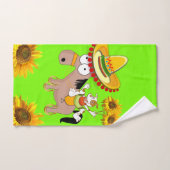 Sonnenblumen Blütenhorn Badetücher Sets (Handtuch)