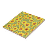 Sonnenblumen-Blütenmuster Fliese (Seite)