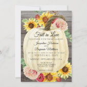 Sonnenblumen Blütenweißpumpen Einladung (Vorderseite)