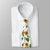 Sonnenblumen Botanische Vegetation Krawatte (Gebunden)