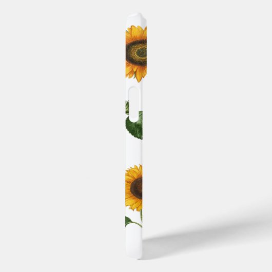Sonnenblumen Botanisches Blattwerk Case-Mate iPhone Hülle (Rückseite / Rechts)
