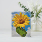 Sonnenblumen Botanisches Paradies Bright Sommer Postkarte (Stehend Vorderseite)