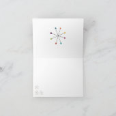 Sonnenblumen Bouquet Hochzeit Dankeschön Karte (Innenseite)