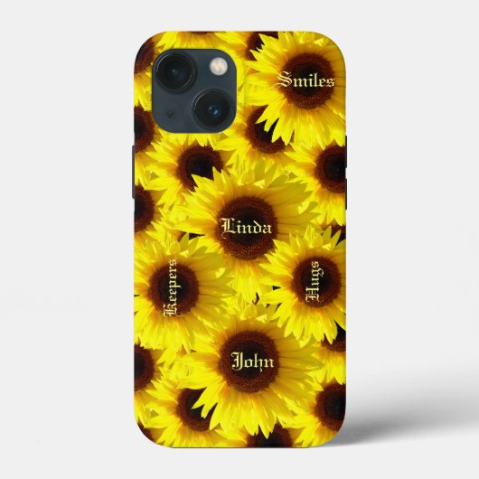 Sonnenblumen-Bouquets - Husten Case-Mate iPhone Hülle (Rückseite)