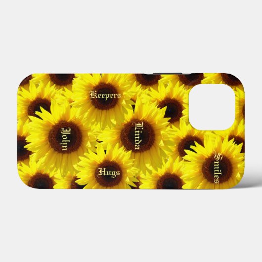 Sonnenblumen-Bouquets - Husten Case-Mate iPhone Hülle (Rückseite (Horizontal))