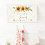 Sonnenblumen Brautparty Banner (Insitu)