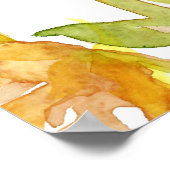 Sonnenblumen Brautparty Empfang Poster (Ecke)