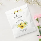 Sonnenblumen Brautparty Fvor Beutel Liebe ist süß Geschenktütchen (Versiegelt)