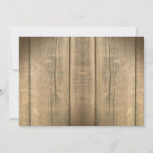 Sonnenblumen Brautparty im Landhausstil laden ein Einladung (Rückseite)