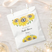 Sonnenblumen Brautparty Rustikale Blüte Geschenktütchen (Ausgeschnitten)