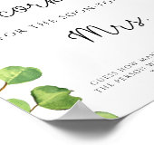 Sonnenblumen Brautparty schätzt, wie viele Korken Poster (Ecke)