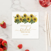 Sonnenblumen-Brautparty Serviette (Beispiel)