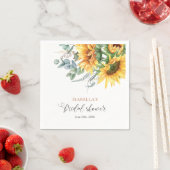 Sonnenblumen-Brautparty Serviette (Beispiel)