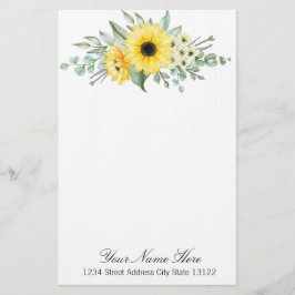 Sonnenblumen Briefpapier