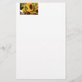 Sonnenblumen! Briefpapier (Vorderseite)