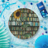 Sonnenblumen Bücher Papierplatten Pappteller (Party)
