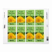 Sonnenblumen Buchmarken Private Bibliothek Blume (Vorne)