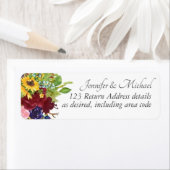 Sonnenblumen Burgundy Navy Rose Blumenhochzeit (Insitu)