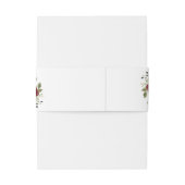 Sonnenblumen Burgundy Rote Flora Rustische Hochzei Einladungsbanderole (Rückseitenbeispiel)