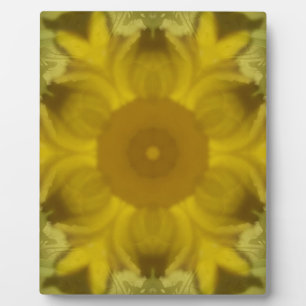 Sonnenblumen-Burst-Gold Fotoplatte