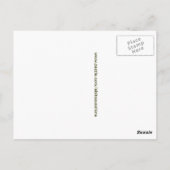 Sonnenblumen Butterfly Freundschaft & Sonnenschein Postkarte (Rückseite)