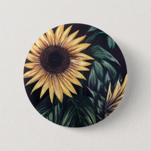 Sonnenblumen Button