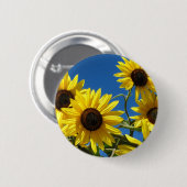 Sonnenblumen Button (Vorne & Hinten)