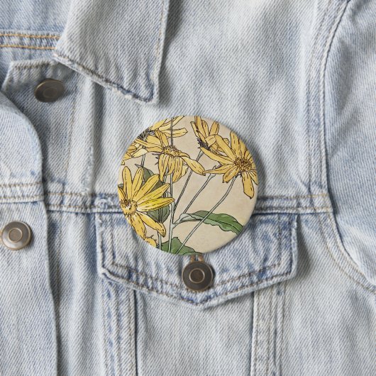 Sonnenblumen Button (Beispiel)