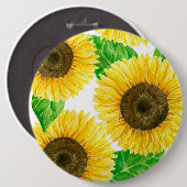 Sonnenblumen Button (Vorne & Hinten)