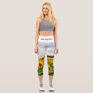 Sonnenblumen Capri Leggings