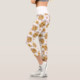 Sonnenblumen Capri Leggings