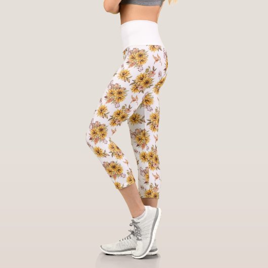 Sonnenblumen Capri Leggings (Links)
