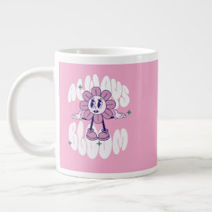 Sonnenblumen Cartoon Zitat Jumbo-Tasse
