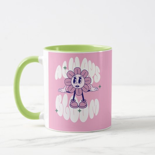 Sonnenblumen Cartoon Zitat  Tasse (Links)
