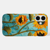 Sonnenblumen Case-Mate iPhone Hülle (Rückseite (Horizontal))