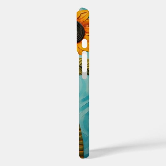 Sonnenblumen Case-Mate iPhone Hülle (Rückseite / Links)