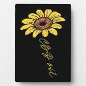 Sonnenblumen CBD Öl - Sonnenblumen Lover Geschenk Fotoplatte (Vorderseite)