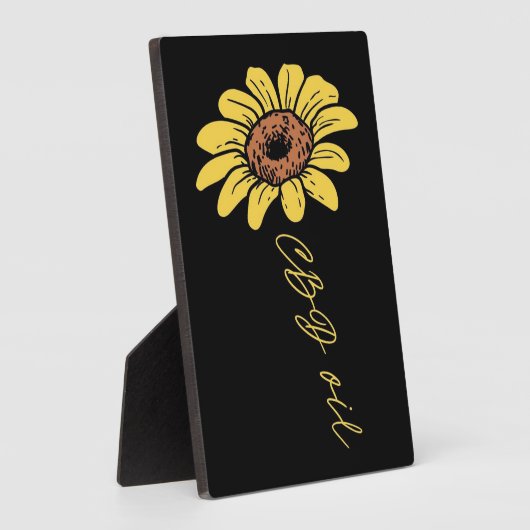 Sonnenblumen CBD Öl - Sonnenblumen Lover Geschenk Fotoplatte (Seite)